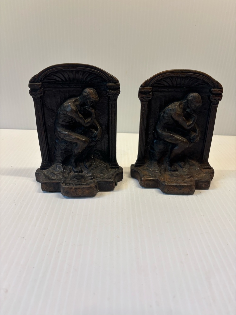 Vintage 'The Thinker Bookends